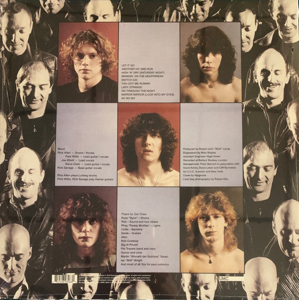 Def Leppard : High 'N' Dry (LP,Album,Repress)