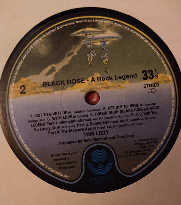 Thin Lizzy : Black Rose (LP,Album,Reissue)