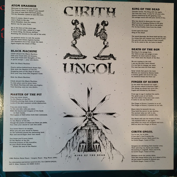 Cirith Ungol : King Of The Dead (LP,Album)
