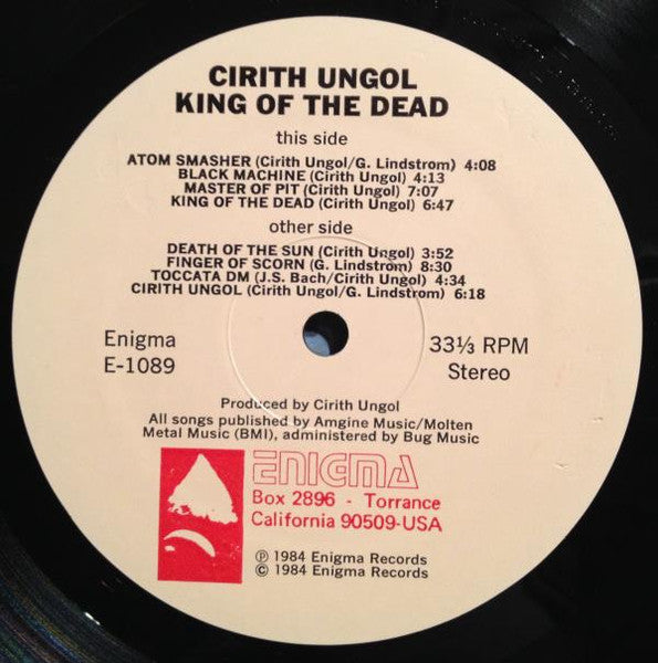 Cirith Ungol : King Of The Dead (LP,Album)