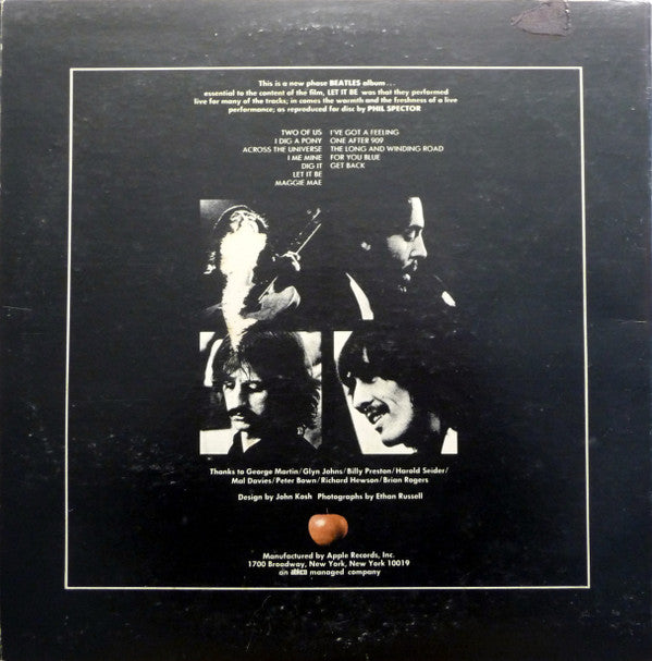 Beatles, The : Let It Be (LP,Album,Stereo)