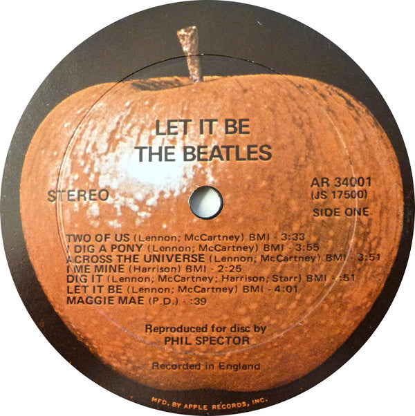 Beatles, The : Let It Be (LP,Album,Stereo)