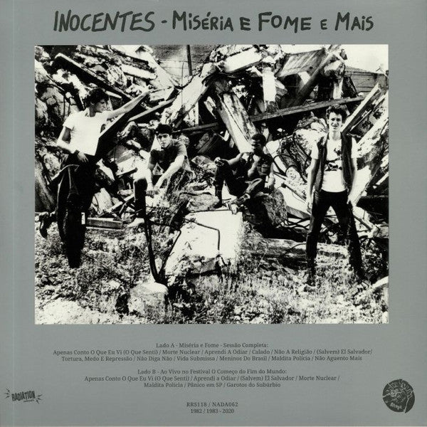 Inocentes : Miséria E Fome E Mais (LP,Compilation,Remastered)