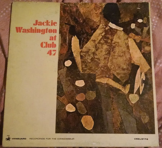 Jackie Washington : Jackie Washington At Club 47 (LP,Album,Mono)