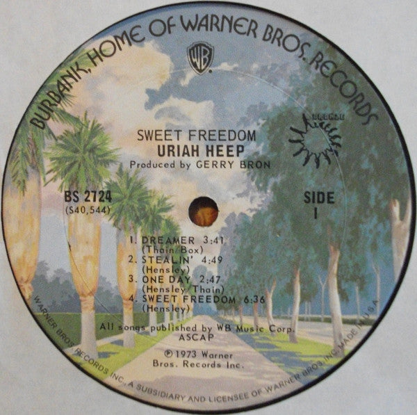 Uriah Heep : Sweet Freedom (LP,Album)
