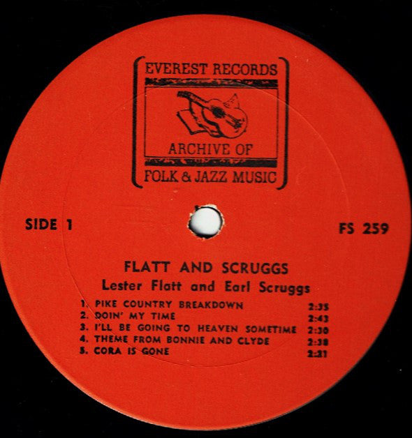 Flatt & Scruggs : Lester Flatt & Earl Scruggs (LP,Reissue)
