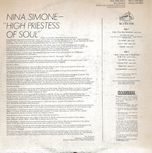 Nina Simone : Silk & Soul (LP,Album,Stereo)