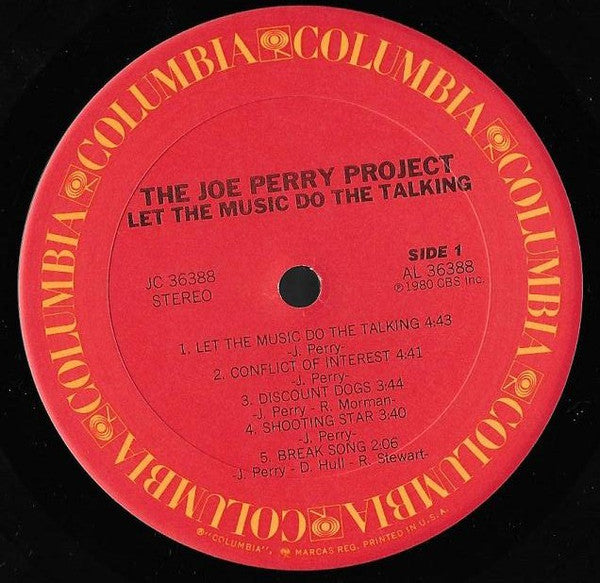Joe Perry Project, The : Let The Music Do The Talking (LP,Album)
