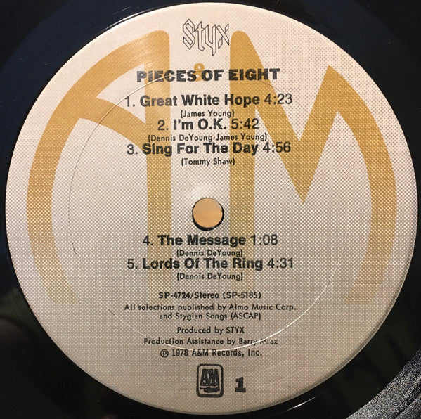Styx : Pieces Of Eight (LP,Album)