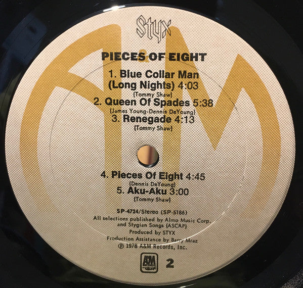 Styx : Pieces Of Eight (LP,Album)