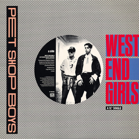 Pet Shop Boys : West End Girls (12",33 ⅓ RPM,Single)