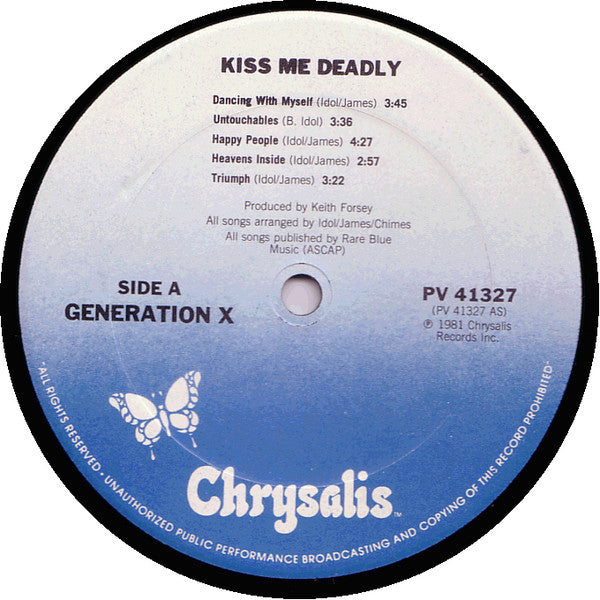 Generation X (4) : Kiss Me Deadly (LP,Album)