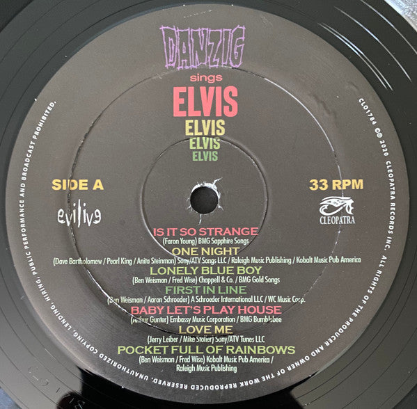 Danzig : Sings Elvis (LP,Album,Limited Edition)