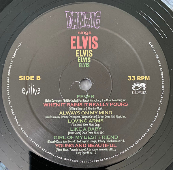Danzig : Sings Elvis (LP,Album,Limited Edition)
