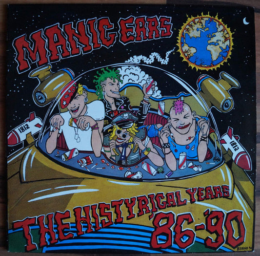 Various : Manic Ears - The Histyrical Years '86-'90 (LP,Compilation,Limited Edition)