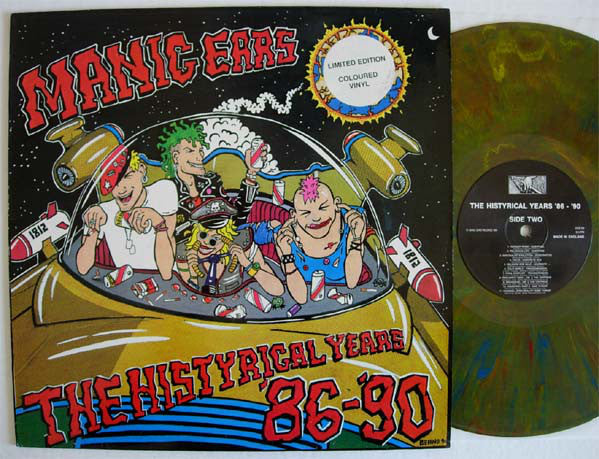 Various : Manic Ears - The Histyrical Years '86-'90 (LP,Compilation,Limited Edition)