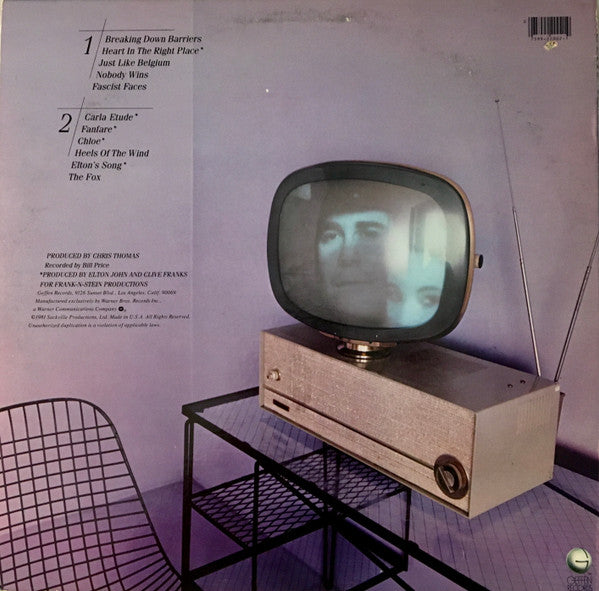 Elton John : The Fox (LP,Album)