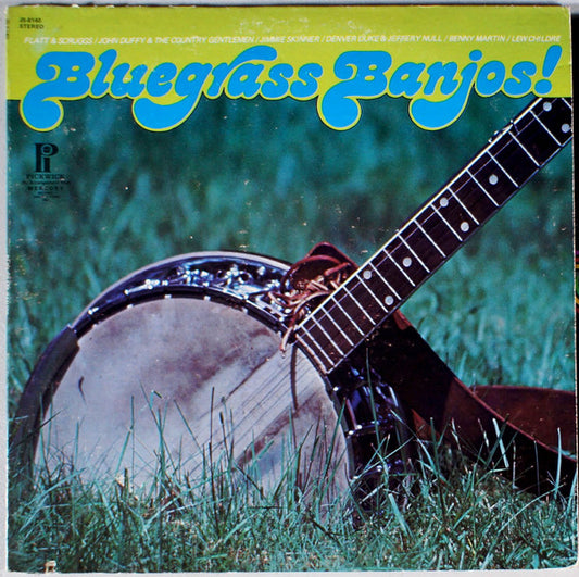 Various : Bluegrass Banjos! (LP,Compilation,Reissue,Stereo)