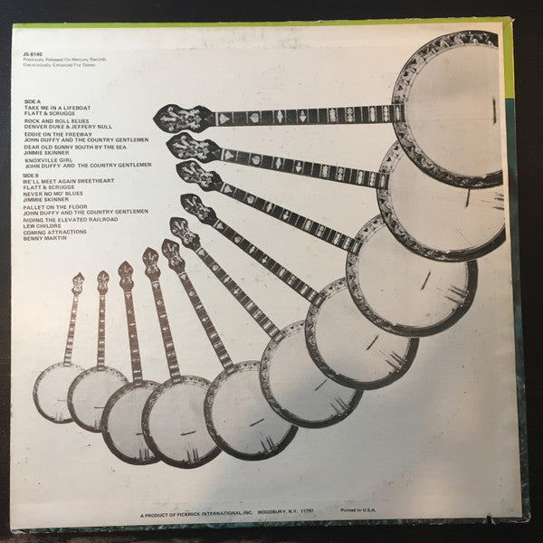 Various : Bluegrass Banjos! (LP,Compilation,Reissue,Stereo)