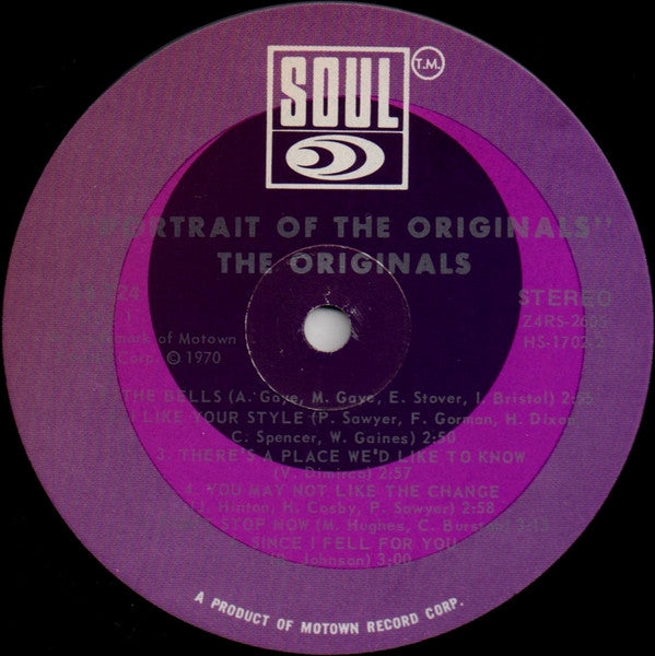 Originals, The : Portrait Of The Originals (LP,Album)