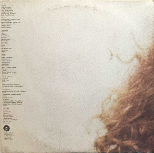 Carole King : Rhymes & Reasons (LP,Album,Stereo)