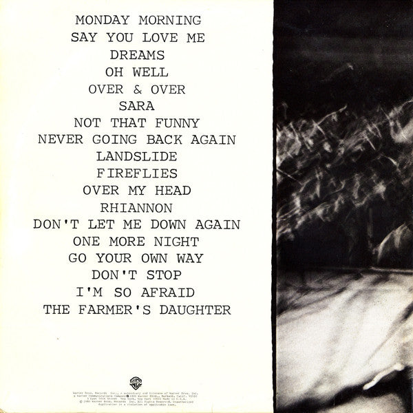 Fleetwood Mac : Fleetwood Mac Live (LP,Album)