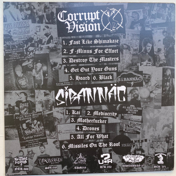 Corrupt Vision / SiBANNÄC : Corrupt Vision / SiBANNÄC (LP)