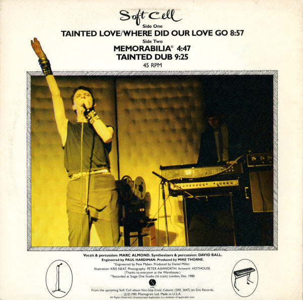 Soft Cell : Tainted Love / Where Did Our Love Go (12",45 RPM)