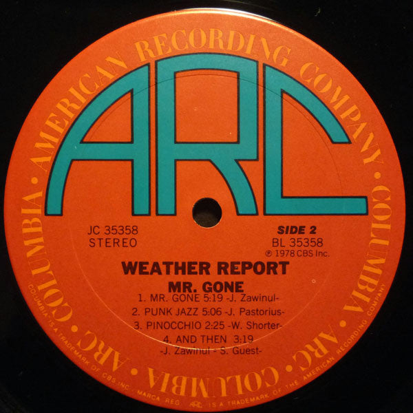 Weather Report : Mr. Gone (LP,Album)