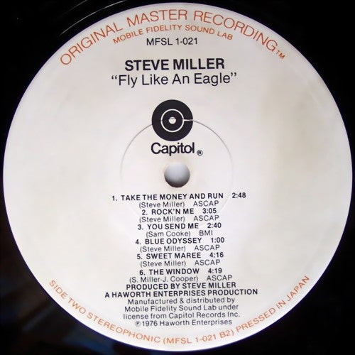 Steve Miller Band : Fly Like An Eagle (LP,Album,Limited Edition,Reissue,Remastered)
