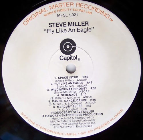 Steve Miller Band : Fly Like An Eagle (LP,Album,Limited Edition,Reissue,Remastered)
