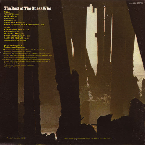 Guess Who, The : The Best Of The Guess Who (LP,Compilation,Reissue)