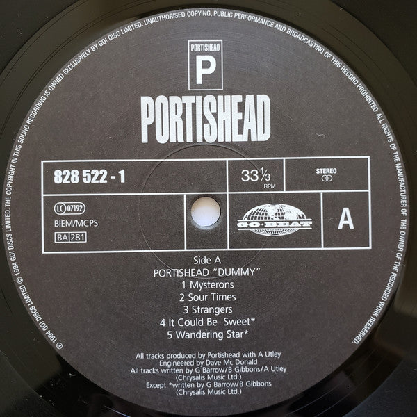 Portishead : Dummy (LP,Album,Reissue,Stereo)