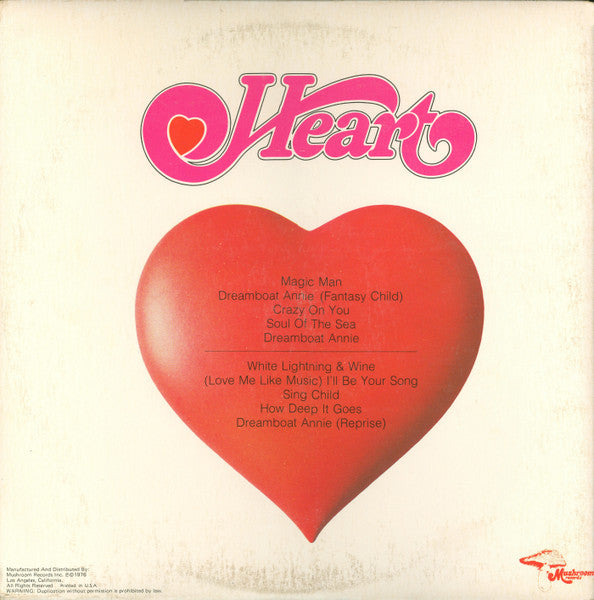 Heart : Dreamboat Annie (LP,Album)