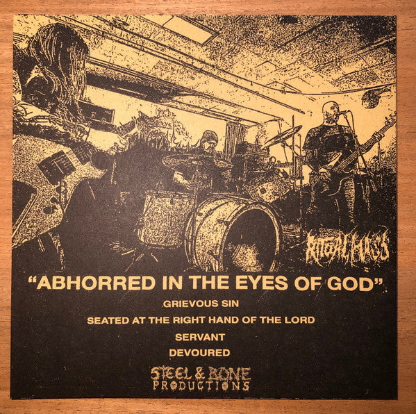 Ritual Mass : Abhorred In The Eyes Of God (12",45 RPM,Single Sided,Mini-Album)