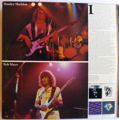 Peter Frampton : Frampton Comes Alive! (LP,Album,Stereo)