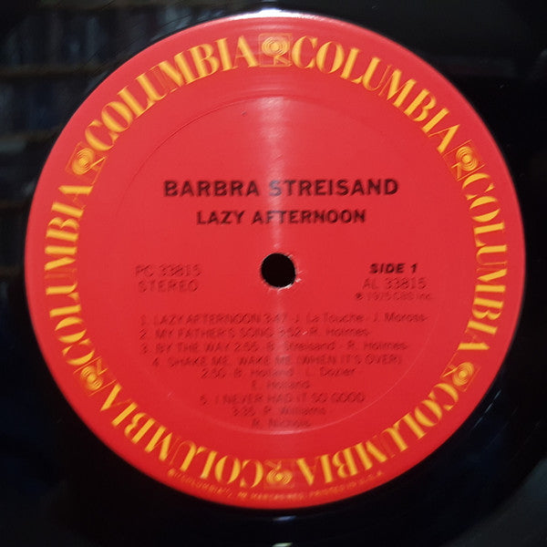 Barbra Streisand : Lazy Afternoon (LP,Album)