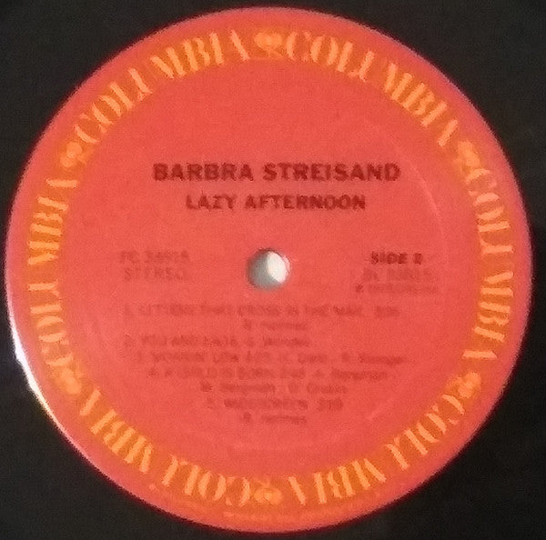 Barbra Streisand : Lazy Afternoon (LP,Album)