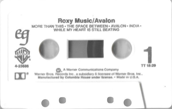 Roxy Music : Avalon (Album,Club Edition)