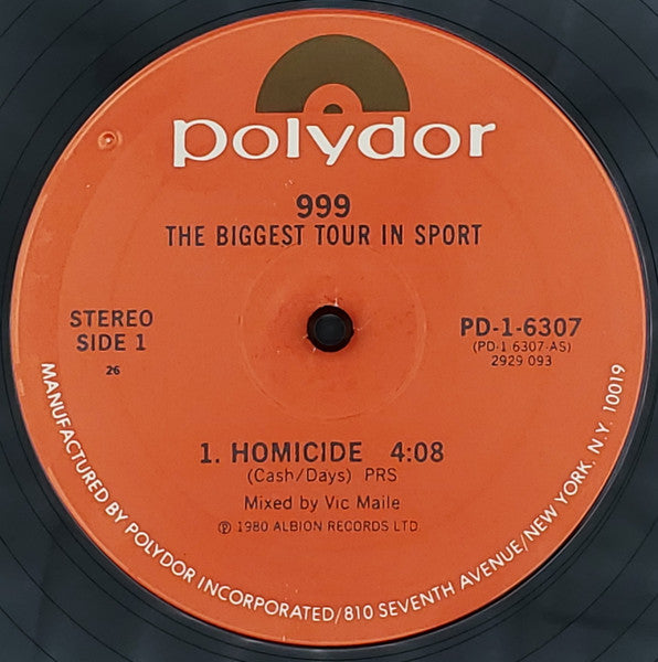 999 : The Biggest Tour In Sport (LP,Mini-Album,Stereo)