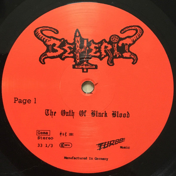 Beherit : The Oath Of Black Blood (LP,Compilation)