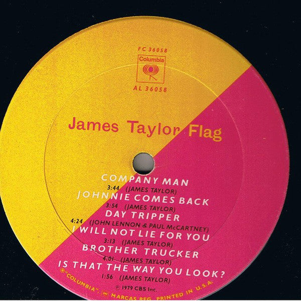James Taylor (2) : Flag (LP,Album)