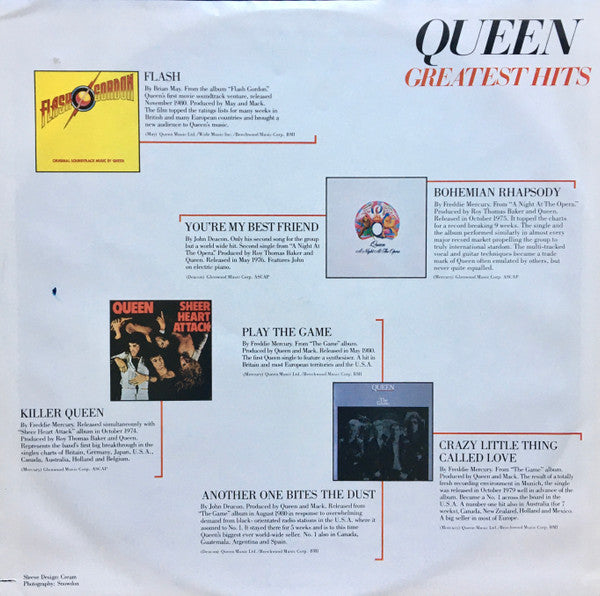Queen : Greatest Hits (LP,Compilation,Misprint)