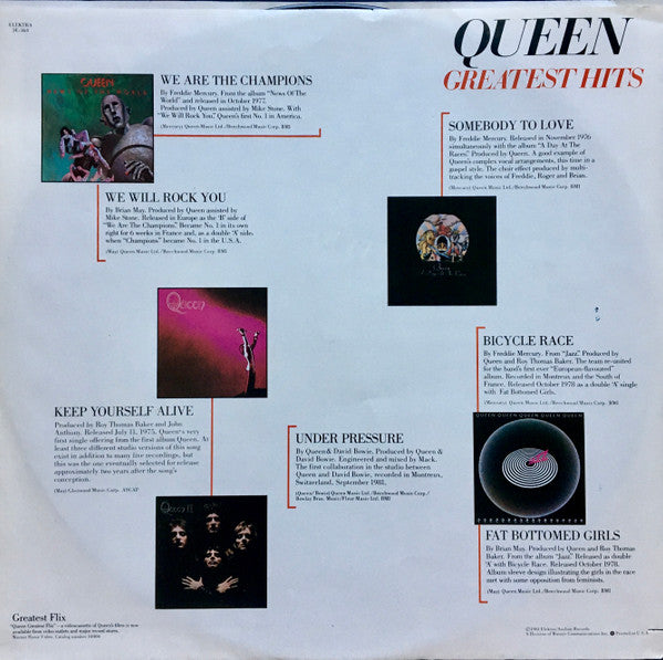Queen : Greatest Hits (LP,Compilation,Misprint)