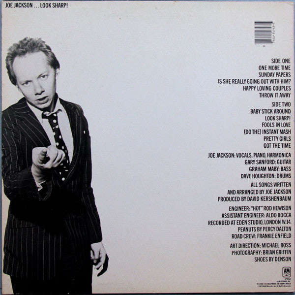 Joe Jackson : Look Sharp! (LP,Album,Stereo)