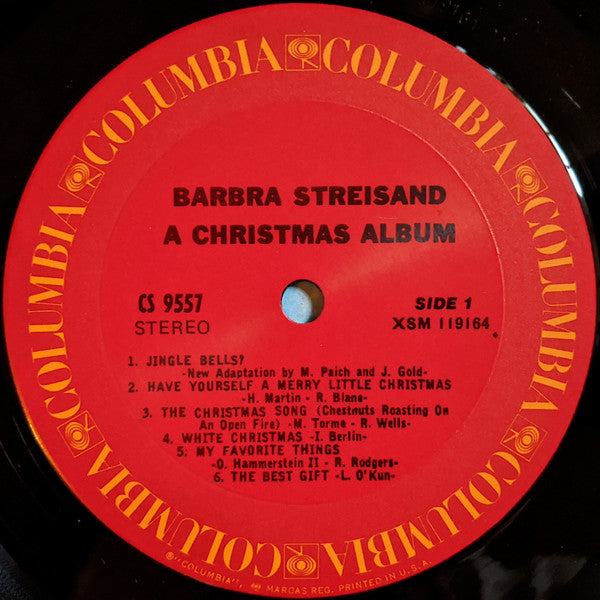 Barbra Streisand : A Christmas Album (LP,Album,Reissue,Stereo)