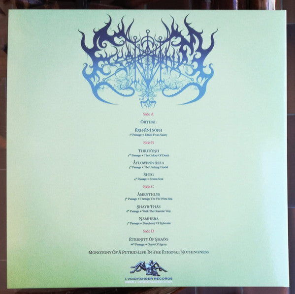 Esoctrilihum : Eternity Of Shaog (LP,Album,Limited Edition)