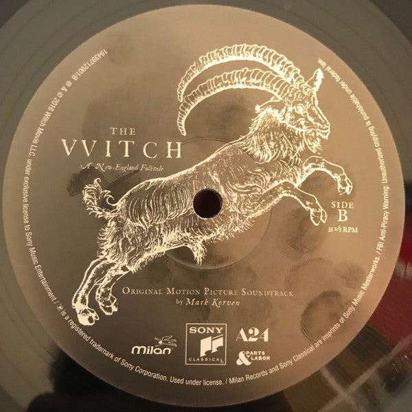 Mark Korven : The Witch (A New-England Folktale) (Original Motion Picture Soundtrack) (LP,Album,Reissue)