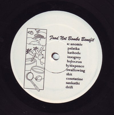 Various : Food Not Bombs - Benefit Record (LP,Compilation)