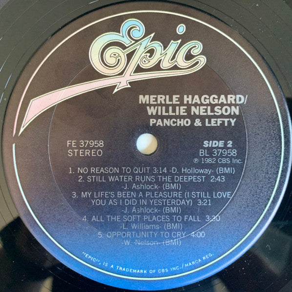 Merle Haggard / Willie Nelson : Poncho & Lefty (LP,Album,Stereo)